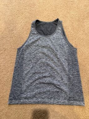 lululemon athletica Metal Vent Tech Men's Heathered Gray Athletic Tank Top